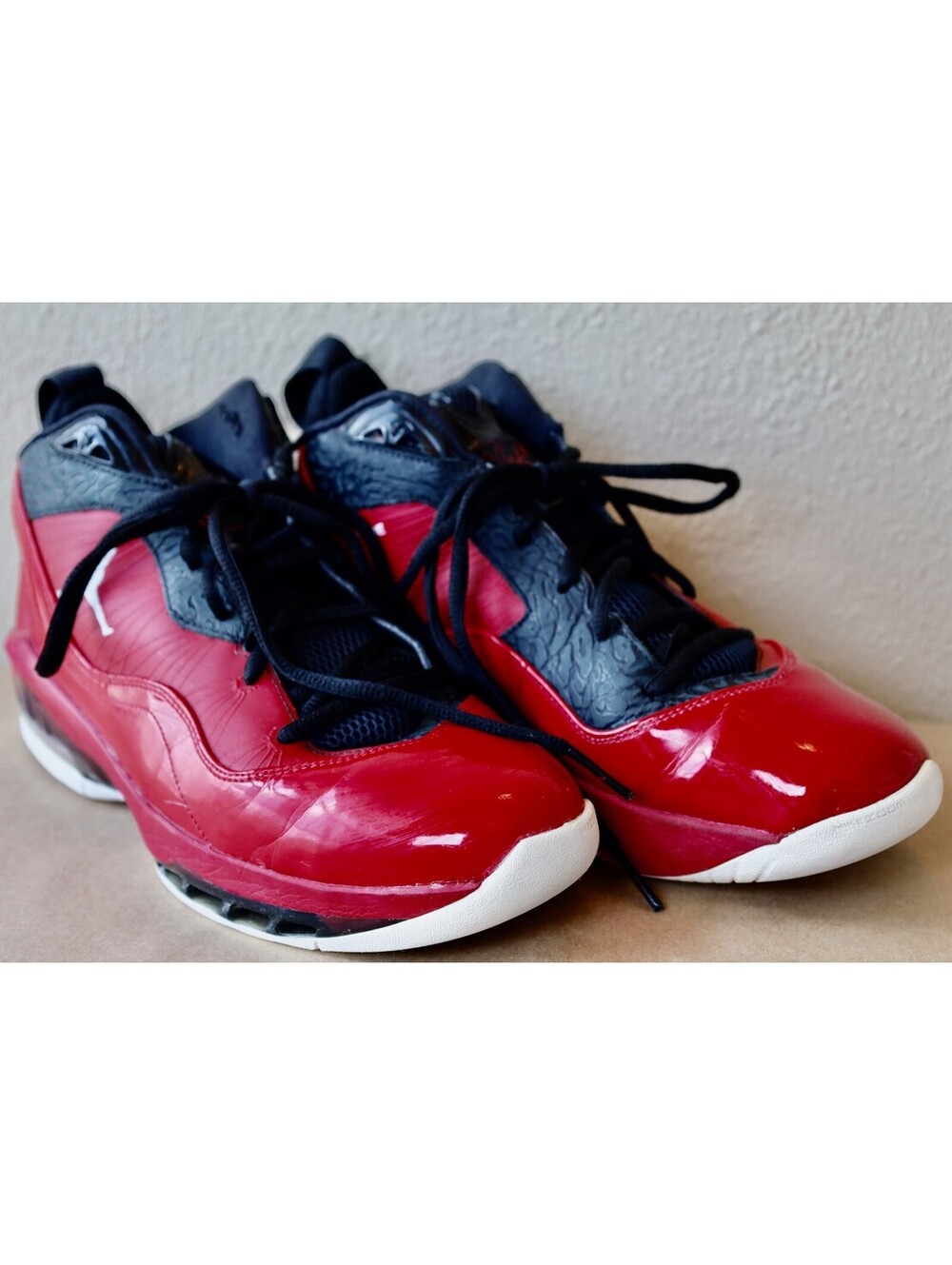 Size 9.5 - Air Jordan Melo M8 Gym Red Mens